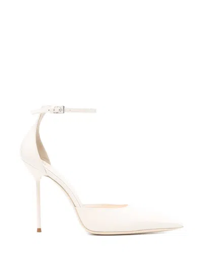 Paris Texas Ankle-strap Pumps In Neutral