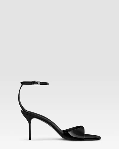 Paris Texas Ankle-strap Sandals In Black Patent Leather