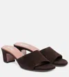 Paris Texas Ava Suede Mules In Brown