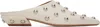Paris Texas Beige Belle Sabot Loafers In Milk
