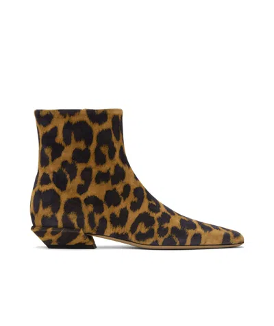 PARIS TEXAS BEIGE  BLACK BETTINA 25 ANKLE BOOTS