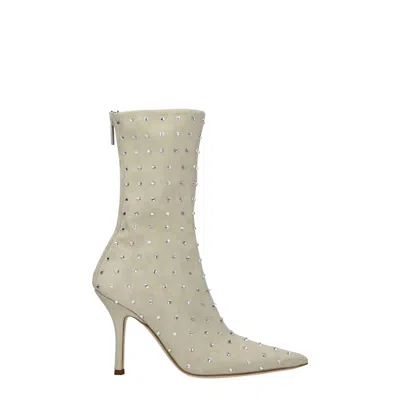 Paris Texas Beige Leather Ankle
