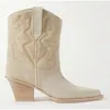 Paris Texas Beige Leather Boot In Beige