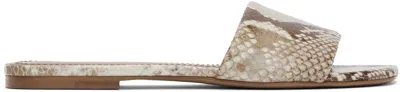 Paris Texas Beige Sanremo Sandals In Chalk