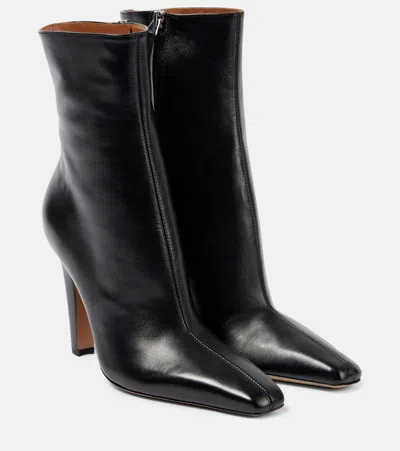 Paris Texas Belle 100 Leather Knee-high Boots In Black