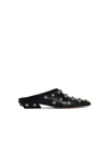 Paris Texas Studded Pointed Toe Mule In Black