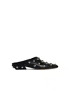 Paris Texas Studded Pointed Toe Mule In Black