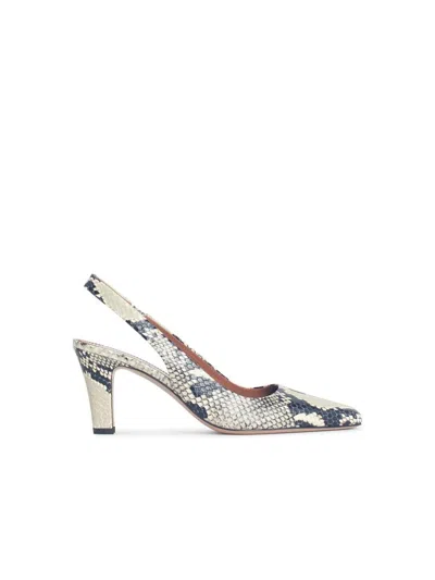 Paris Texas 'belle' Multicolor Leather Slingbacks