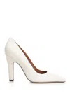 Paris Texas Pumps In Off-white Leather In White