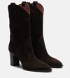 Paris Texas Belle Suede Ankle Boots In Brown