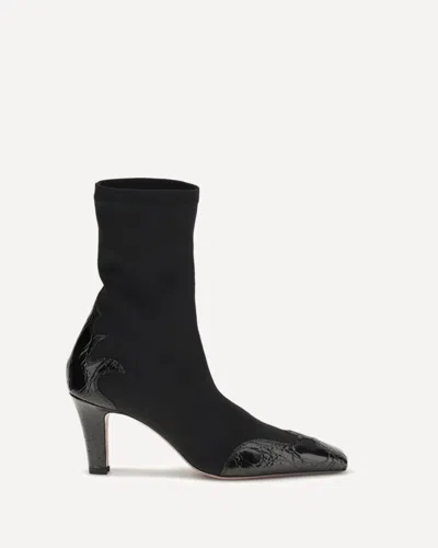Paris Texas Belle Western Ankle Boots In Black