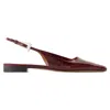 Paris Texas Embossed-crocodile Ballet Flats In Red