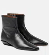 Paris Texas Bettina 25 Leather Ankle Boots In Black