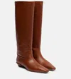 Paris Texas Bettina 25 Leather Knee-high Boots In Brown