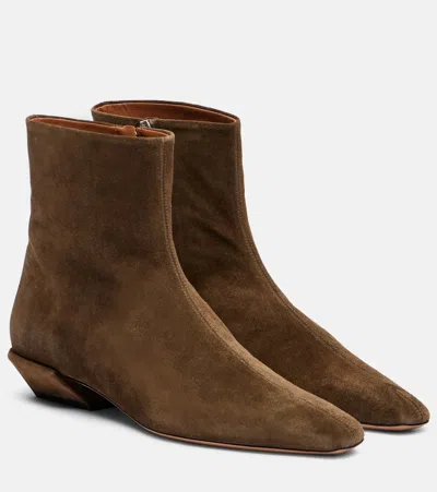 Paris Texas Bettina 25 Suede Ankle Boots