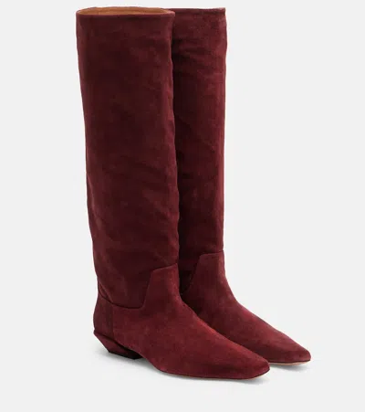 Paris Texas Bettina 25 Suede Knee-high Boots