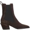 Paris Texas Bettina Anke Boot 50 Texan Ankle Boots In Brown Suede In Brown