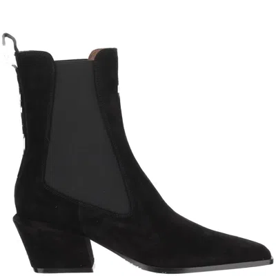 Paris Texas Bettina 50 Leather Ankle Boots In Black