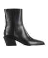 Paris Texas Bettina 50 Leather Ankle Boots In Black