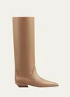 Paris Texas Bettina Croco Tall Boots In Tan