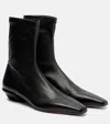 Paris Texas Bettina Leather Ankle Boots In Black