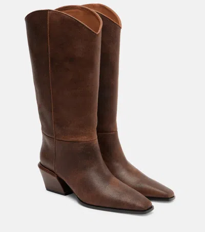 Paris Texas Bettina Leather Cowboy Boots