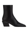 Paris Texas Bettina 50 Leather Ankle Boots In Black