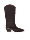 Paris Texas Bettina Western Leather Boots In Multi