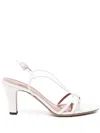 Paris Texas Bianca Sandal White Nappa Leather In White