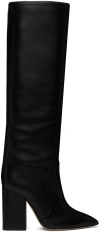 Paris Texas Black Anja Tall Boots In Black