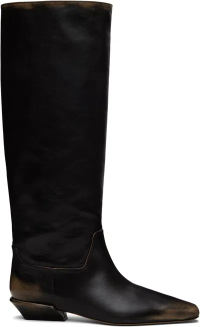 Paris Texas Black Bettina 25 Tall Boots