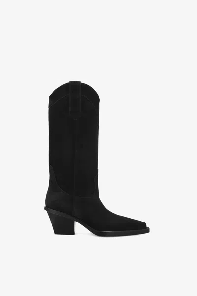 Paris Texas Woman Boot Black Size 6 Calfskin