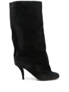 Paris Texas Esther Ankl Boot 105 High Heels Ankle Boots In Black Suede In Black