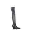 Paris Texas Black Leather Boot