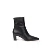 Paris Texas Lavinia Leather Ankle Boots In Black