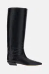 Paris Texas Black Leather Boots
