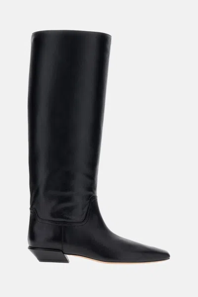 Paris Texas Black Leather Boots