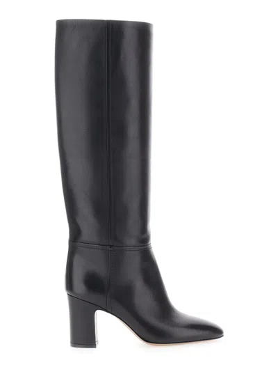 Paris Texas Black Leather Boots