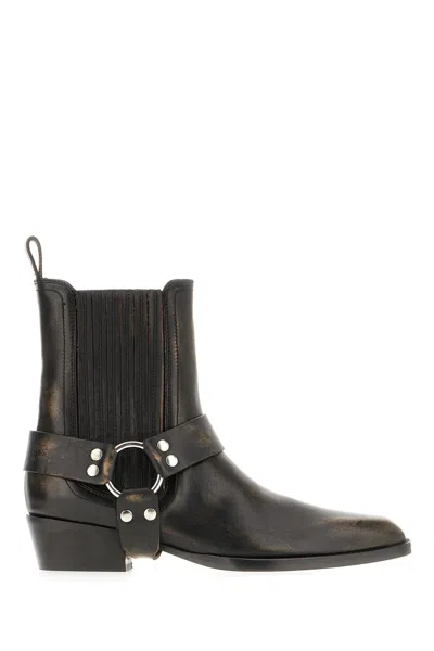 Paris Texas Black Leather Helena Boots