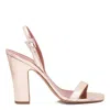 Paris Texas Black Leather Sandals In Pink