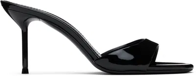 Paris Texas 70mm Lidia Patent Leather Mules In Black
