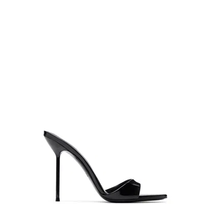Paris Texas Black Lidia Mule 105 Heeled Sandals