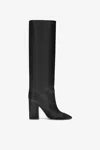 Paris Texas Black Nappa Leather Boots In Black