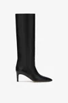 Paris Texas Black Nappa Leather Heel 60 Boots In Black