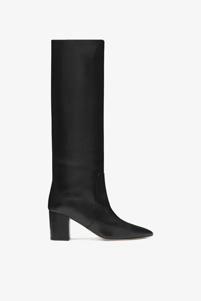 PARIS TEXAS BLACK NAPPA LEATHER HEEL 70 BOOTS