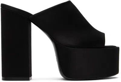 PARIS TEXAS BLACK SASHA HEELED SANDALS