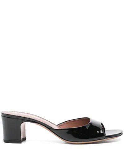 Paris Texas Black Slip On Heels