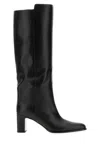 Paris Texas Black Solid Boots In Black