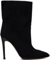 Paris Texas Black Stiletto 105 Boots In Off Black