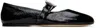 Paris Texas Black Sveva Buckle Ballerina Flats In Black